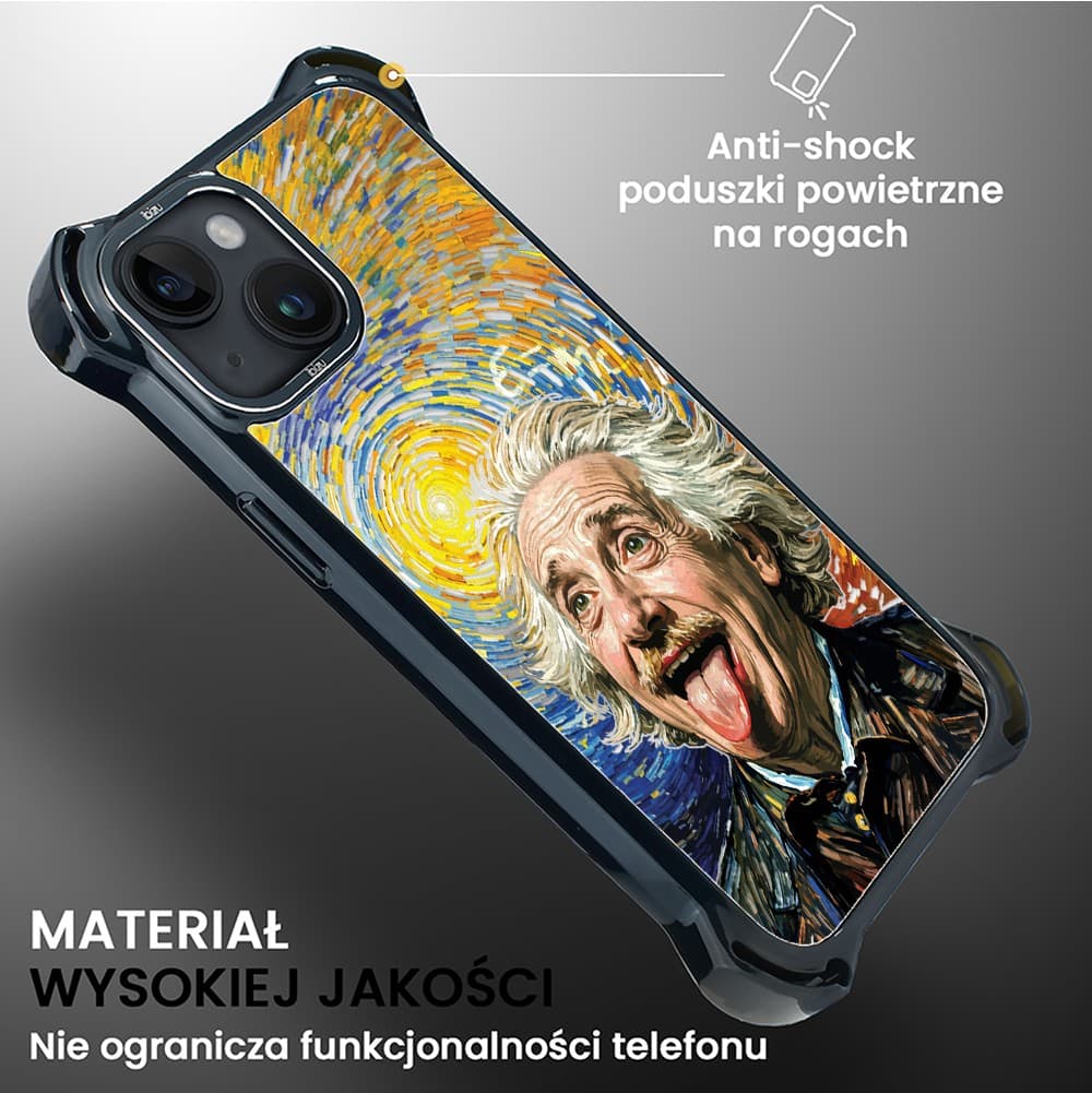 Etui do iPhone 14 Plus, Ibizu DropGuard Ultra z MagSafe, Einstein