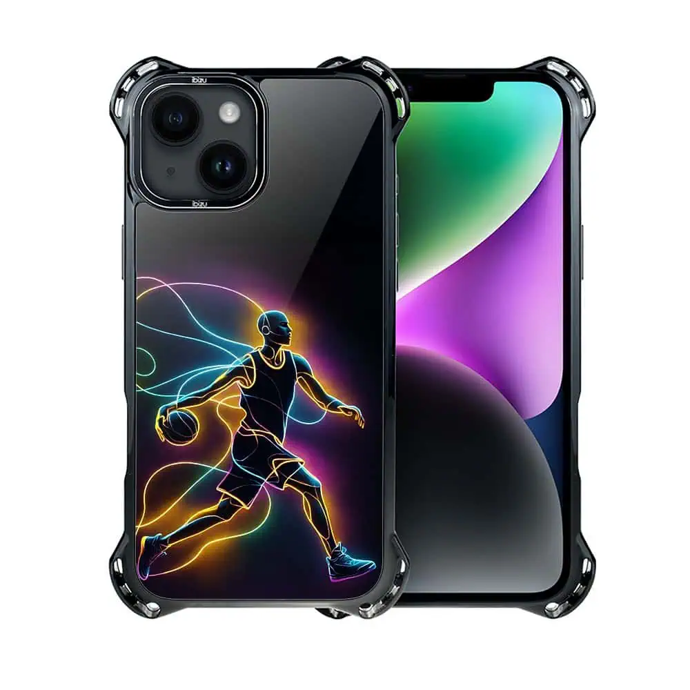Etui do iPhone 14, Ibizu DropGuard Ultra z MagSafe, #ElectroMove, Duch koszykówki