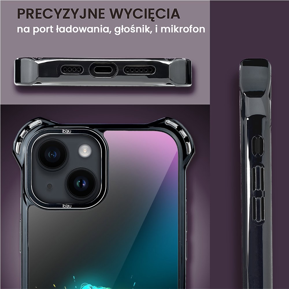 Etui do iPhone 14 Plus, Ibizu DropGuard Ultra z MagSafe, #ElectroMove, Wibracja fitness