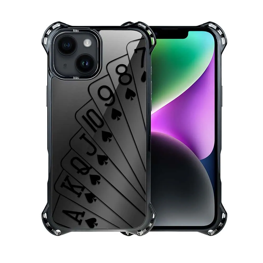 Etui do iPhone 14, Ibizu DropGuard Ultra z MagSafe, Midnight, Karty do gry