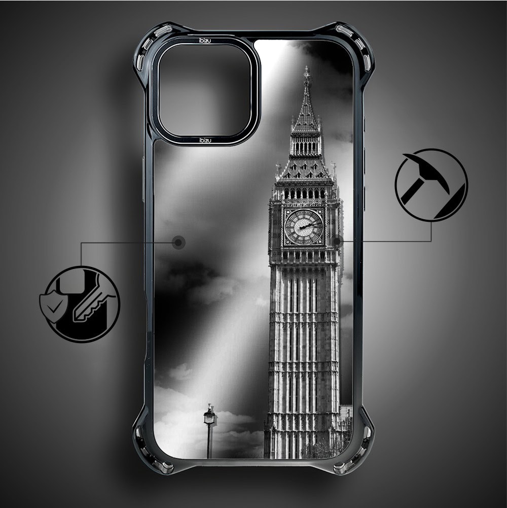 Etui do iPhone 14, Ibizu DropGuard Ultra z MagSafe, Noir City, Big Ben