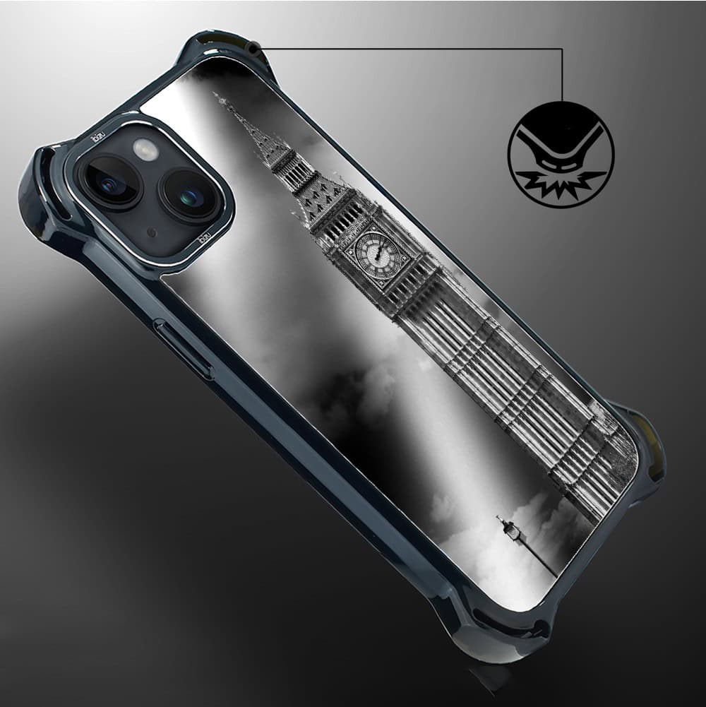 Etui do iPhone 14, Ibizu DropGuard Ultra z MagSafe, Noir City, Big Ben