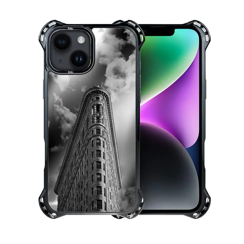 Etui do iPhone 14 Plus, Ibizu DropGuard Ultra z MagSafe, Noir City, Flatiron