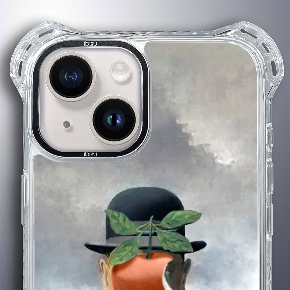 Etui do iPhone 14, Ibizu DropGuard Ultra z MagSafe, Rene Magritte, syn człowieczy