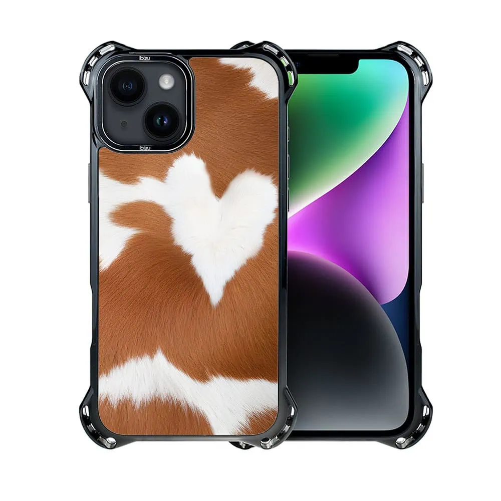 Etui do iPhone 14 Plus, Ibizu DropGuard Ultra z MagSafe, Zew Natury, Alpejska krowa