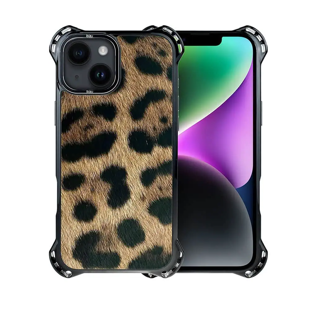 Etui do iPhone 14 Plus, Ibizu DropGuard Ultra z MagSafe, Zew Natury, Lampart