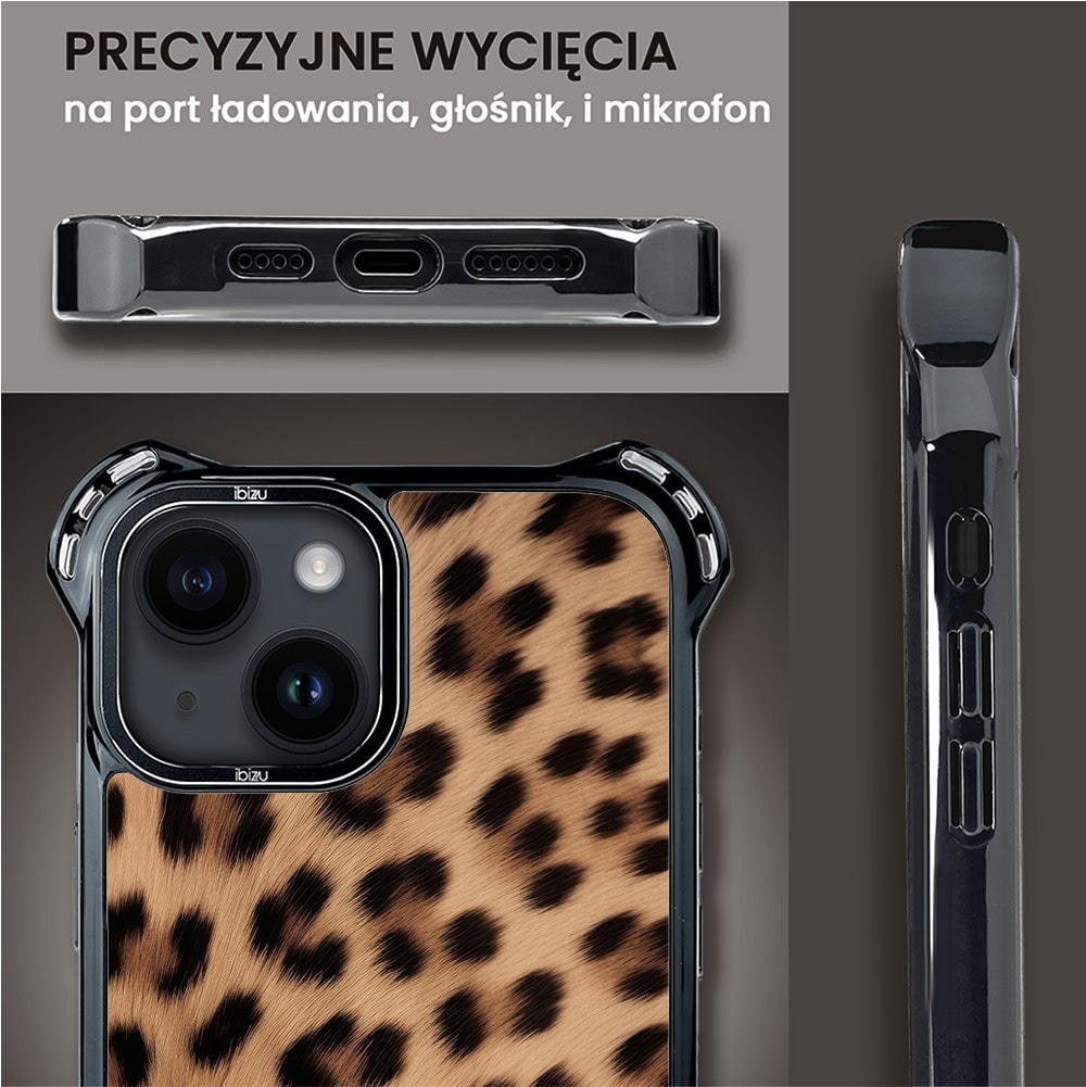 Etui do iPhone 14 Plus, Ibizu DropGuard Ultra z MagSafe, Zew Natury, Pantera