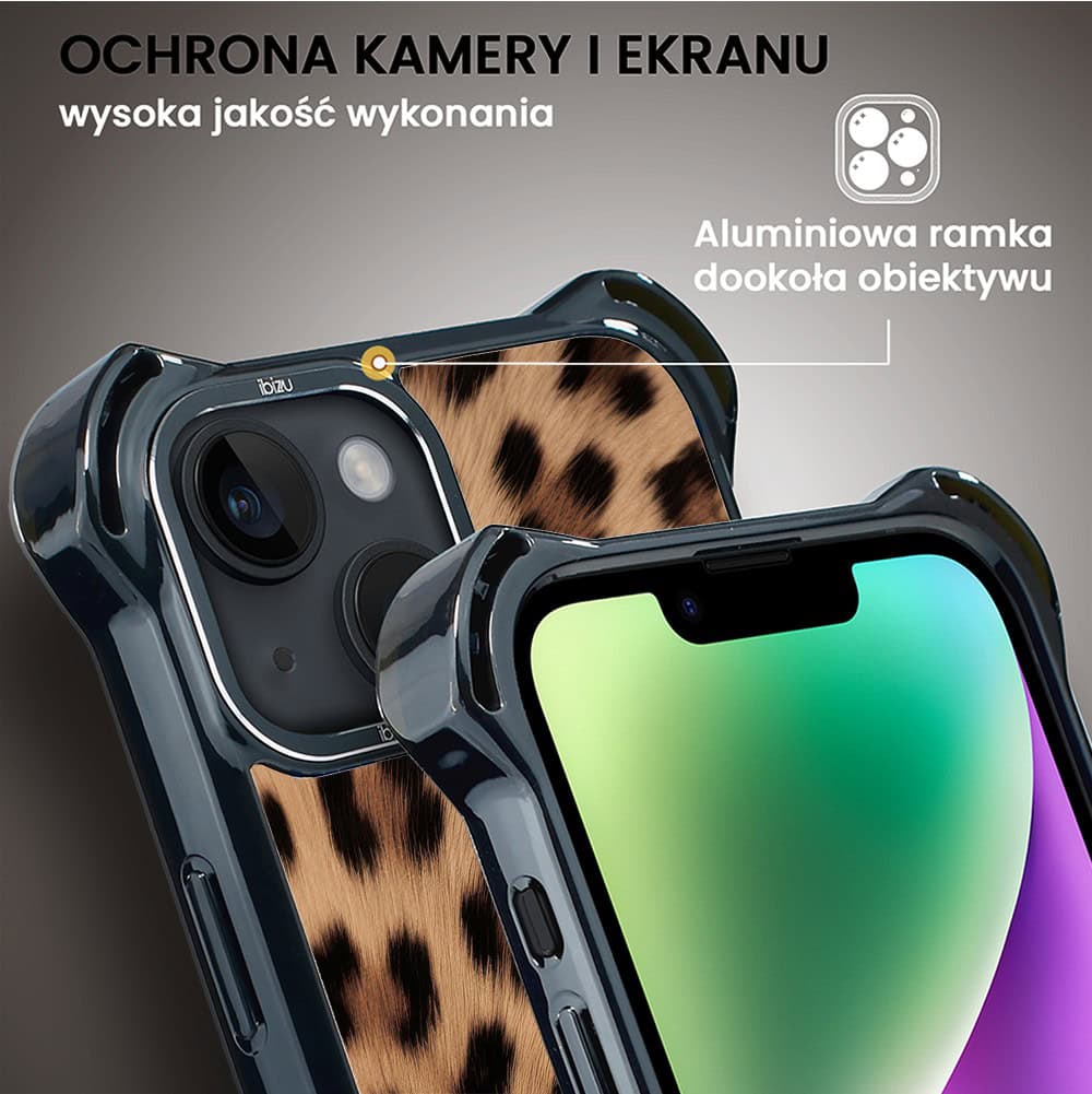 Etui do iPhone 14 Plus, Ibizu DropGuard Ultra z MagSafe, Zew Natury, Pantera
