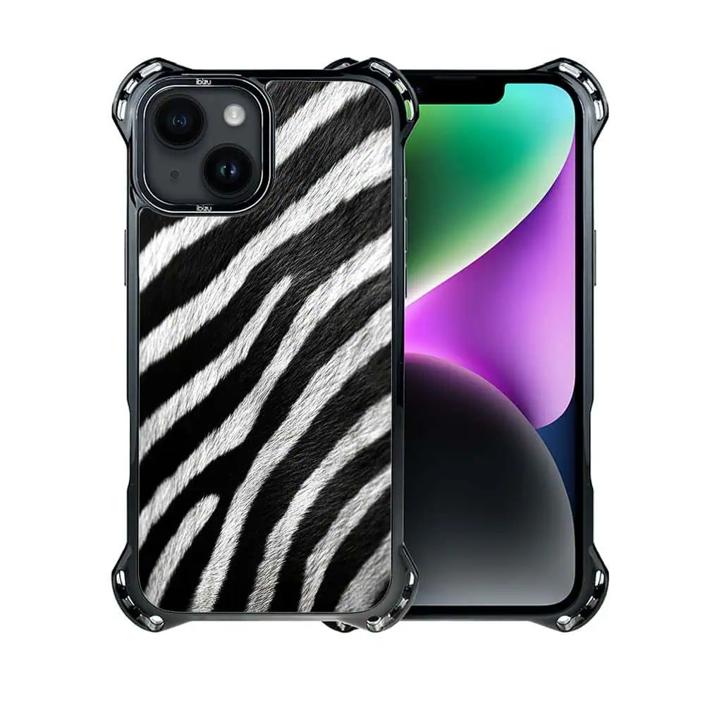 Etui do iPhone 14 Plus, Ibizu DropGuard Ultra z MagSafe, Zew Natury, Zebra