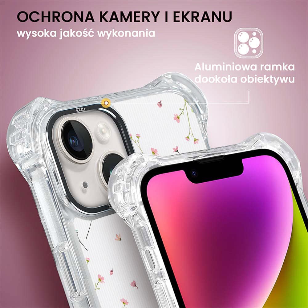 Etui do iPhone 14 Plus, Ibizu DropGuard Ultra z MagSafe, Pastel Bloom, Polna fantazja