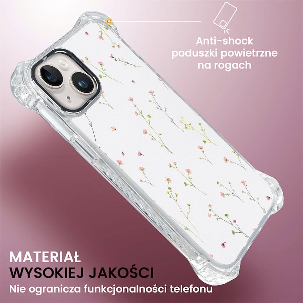 Etui do iPhone 14 Plus, Ibizu DropGuard Ultra z MagSafe, Pastel Bloom, Polna fantazja
