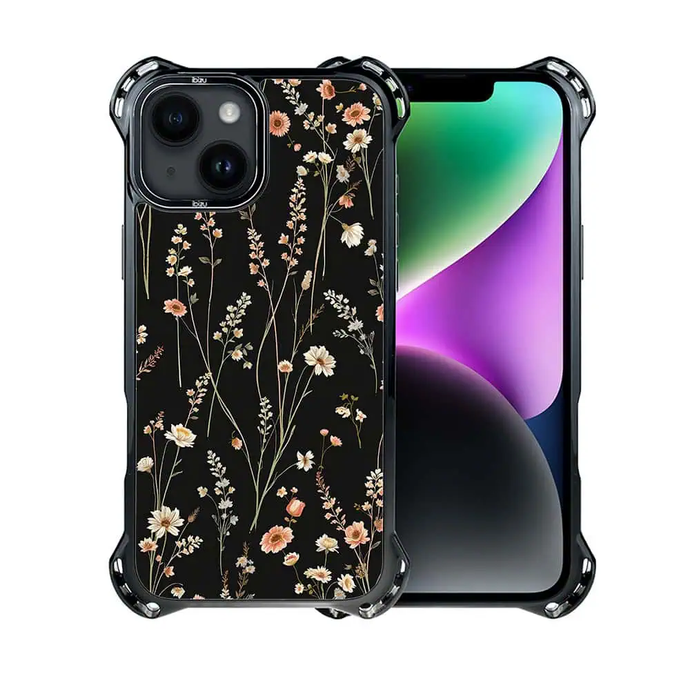 Etui do iPhone 14 Plus, Ibizu DropGuard Ultra z MagSafe, Pastel Bloom, Północny ogród