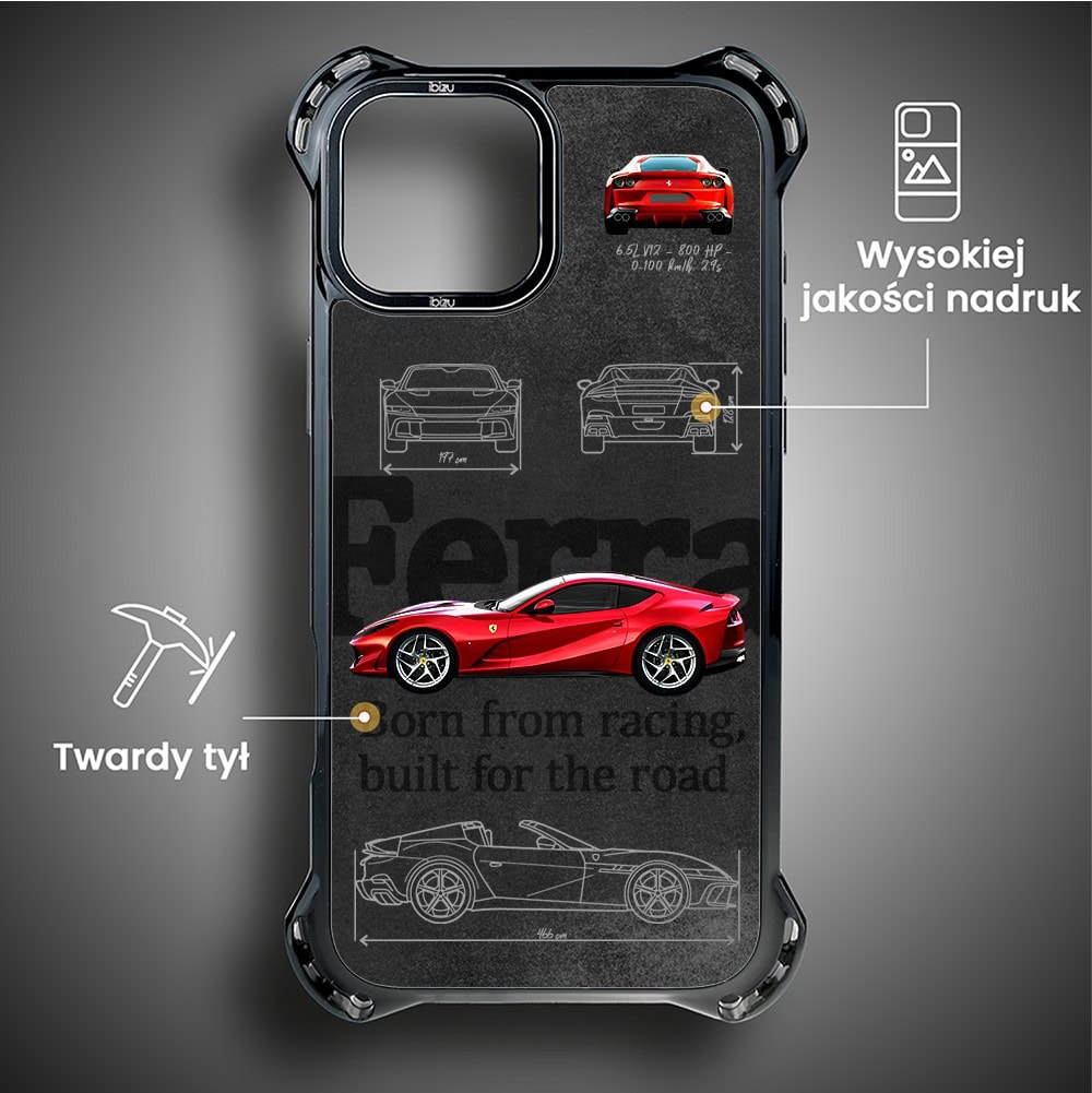 Etui do iPhone 14 Plus, Ibizu DropGuard Ultra z MagSafe, TechDrive, 812 Superfast