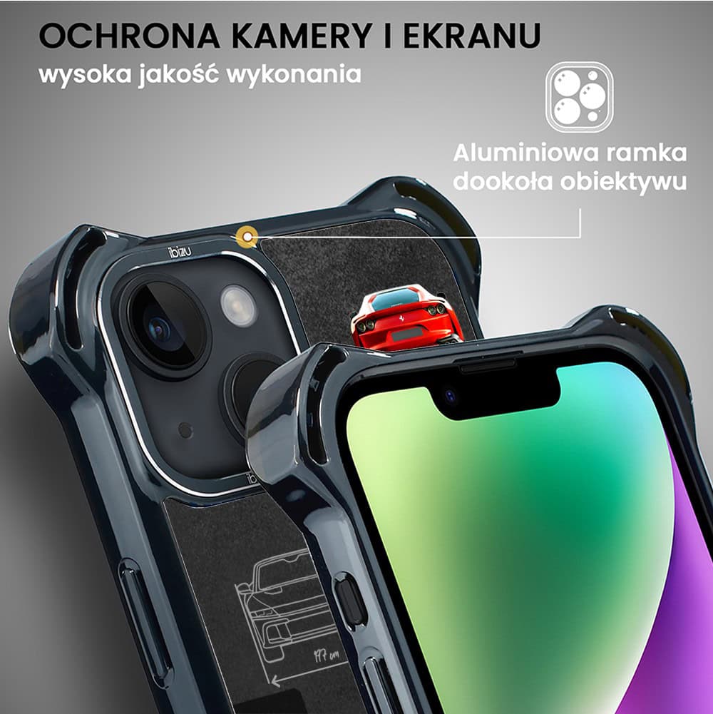 Etui do iPhone 14 Plus, Ibizu DropGuard Ultra z MagSafe, TechDrive, 812 Superfast