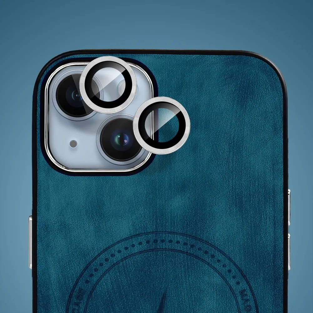 Etui do iPhone 13 Magsafe Business Leather, eleganckie, przyjemne w dotyku, granatowe