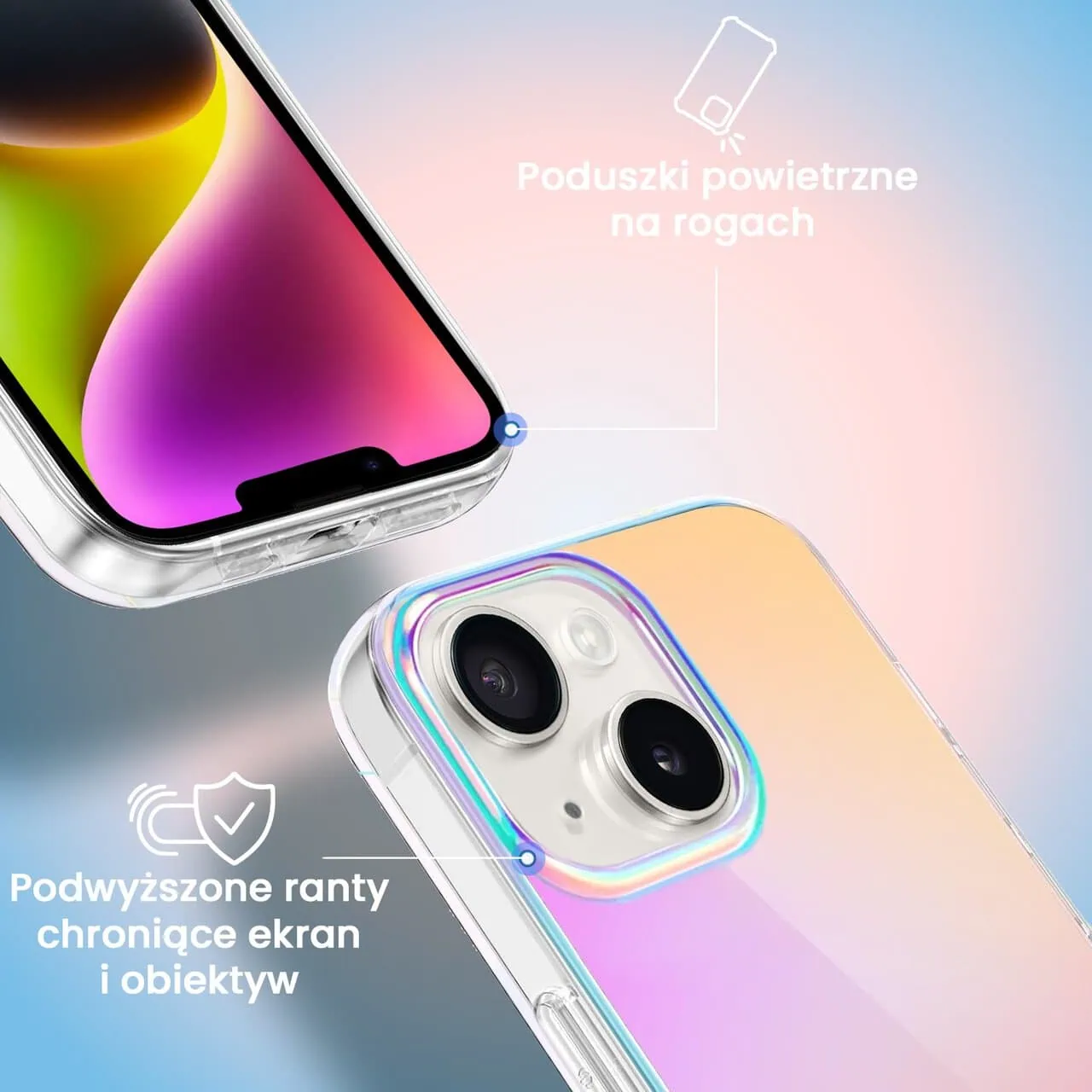 Etui do iPhone 14 MagSafe California Sunset, zmieniające kolor