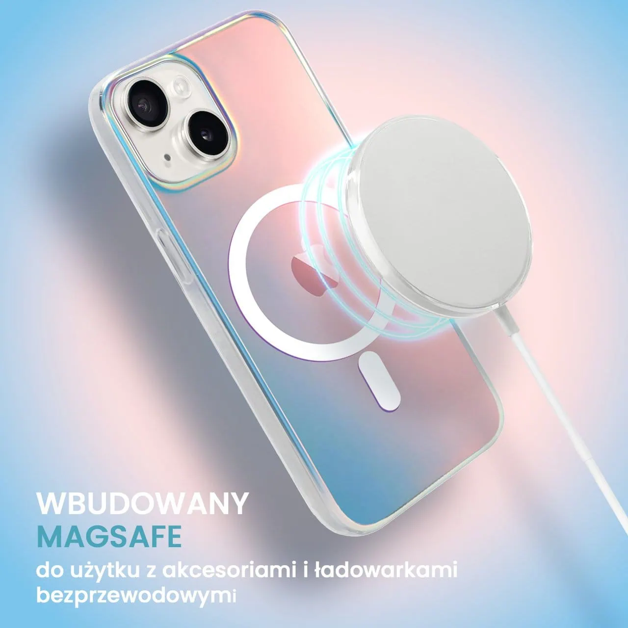 Etui do iPhone 14 MagSafe California Sunset, zmieniające kolor