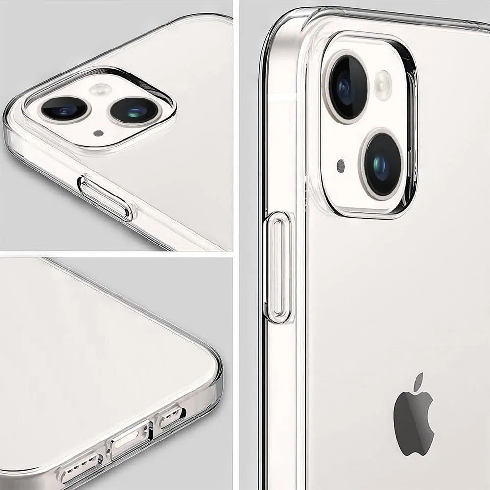 Etui do iPhone 14 Plus Clear Hybrid odporne na żółknięcie, przeźroczyste