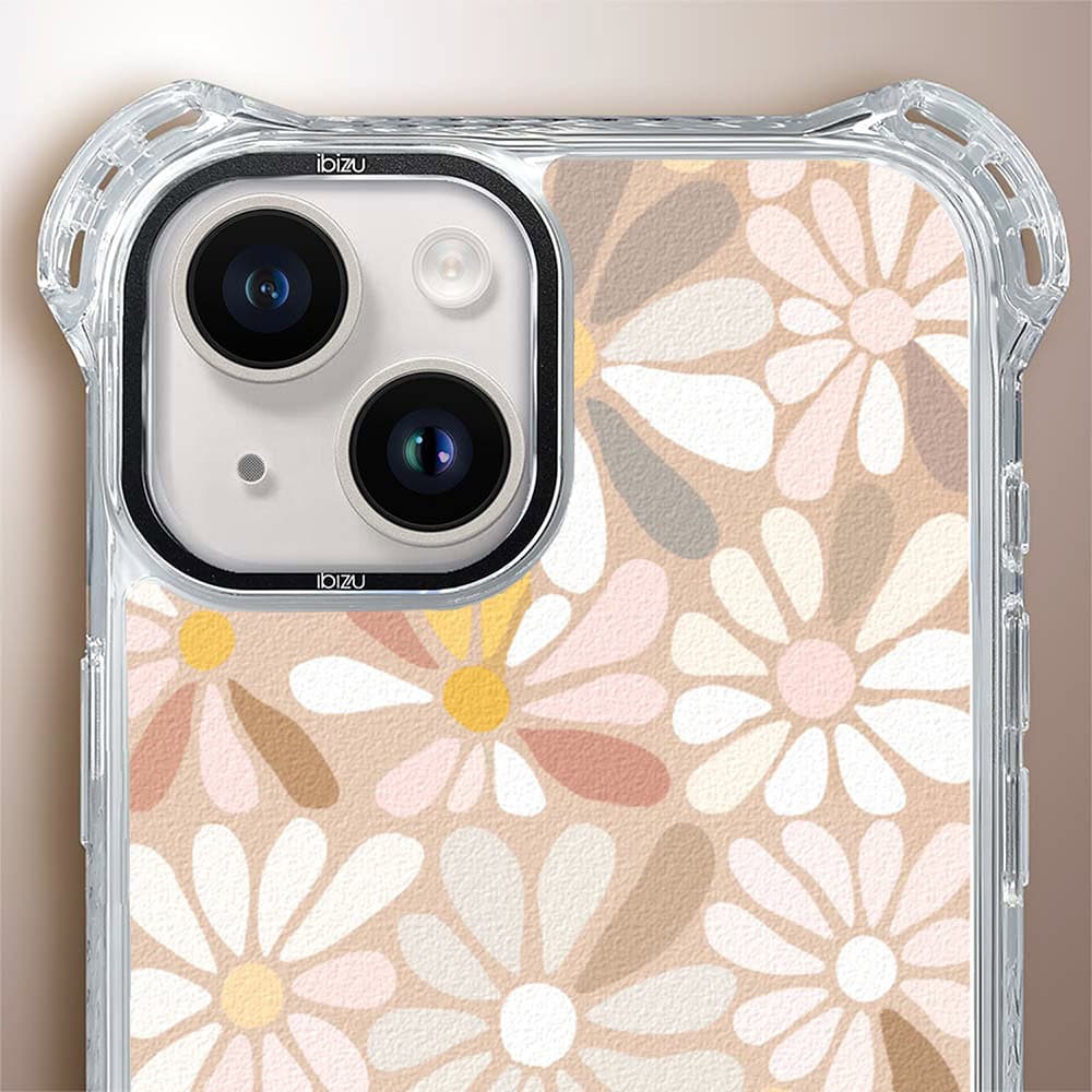 Etui do iPhone 14 Plus, Ibizu DropGuard Ultra z MagSafe, Boho, Kwiaty vintage