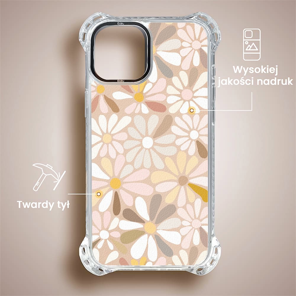 Etui do iPhone 14 Plus, Ibizu DropGuard Ultra z MagSafe, Boho, Kwiaty vintage