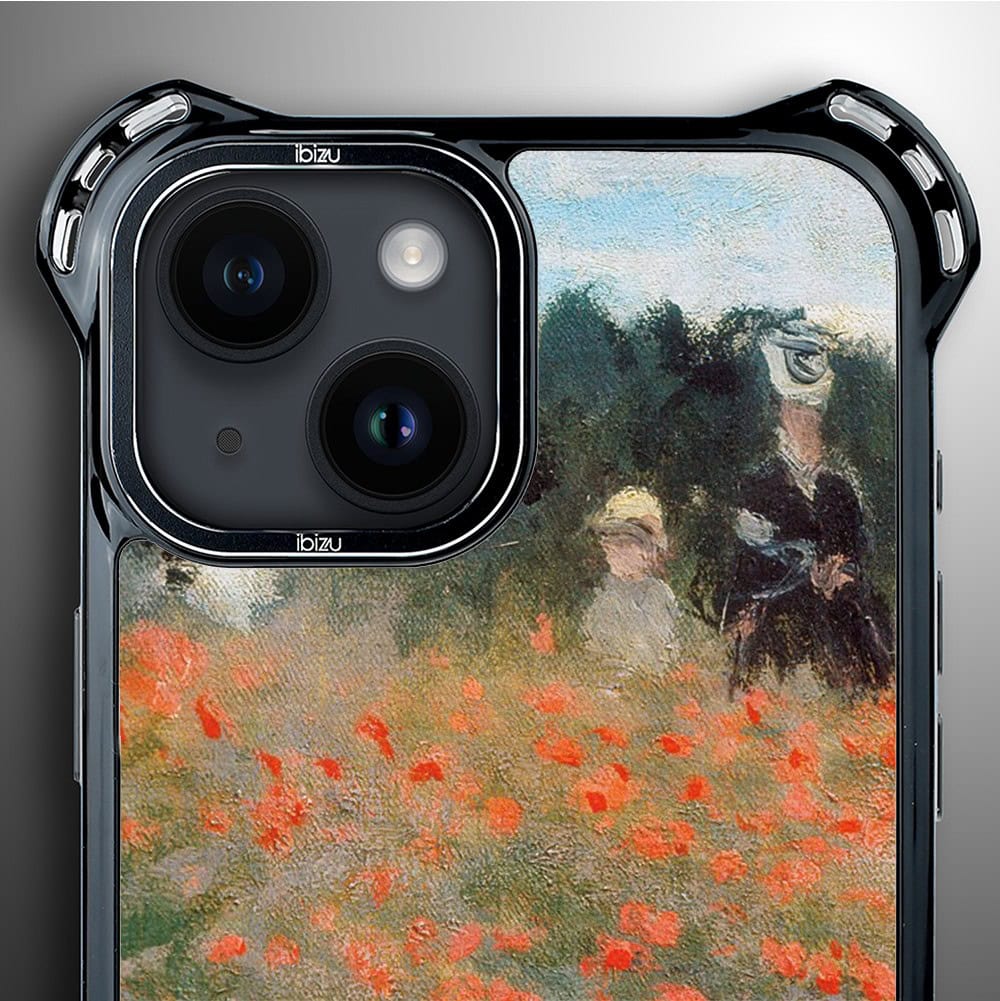 Etui do iPhone 14 Plus, Ibizu DropGuard Ultra z MagSafe, Claude Monet, pole maków