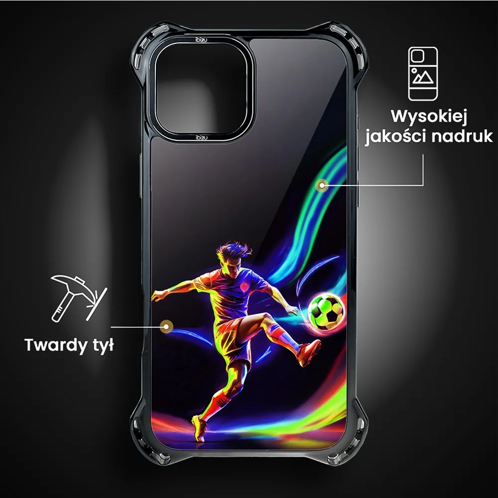 Etui do iPhone 14, Ibizu DropGuard Ultra z MagSafe, #ElectroMove, W rytmie piłki nożnej