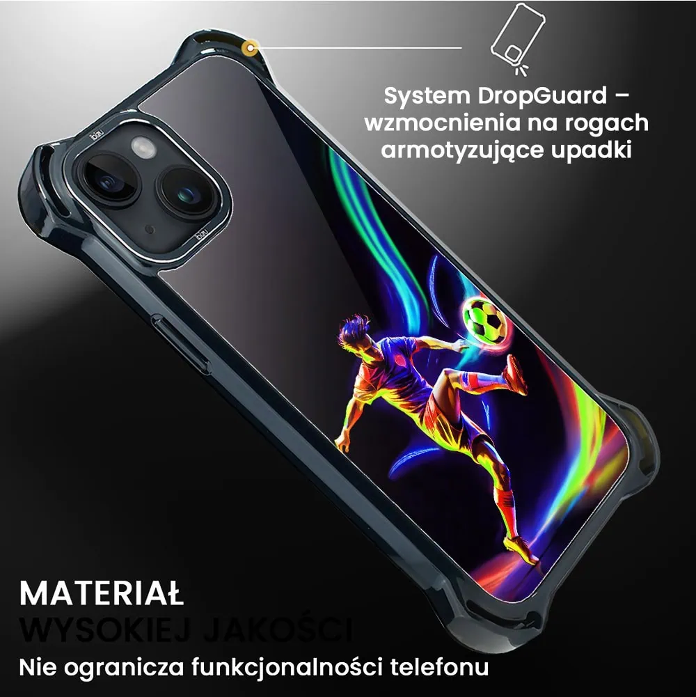 Etui do iPhone 14, Ibizu DropGuard Ultra z MagSafe, #ElectroMove, W rytmie piłki nożnej