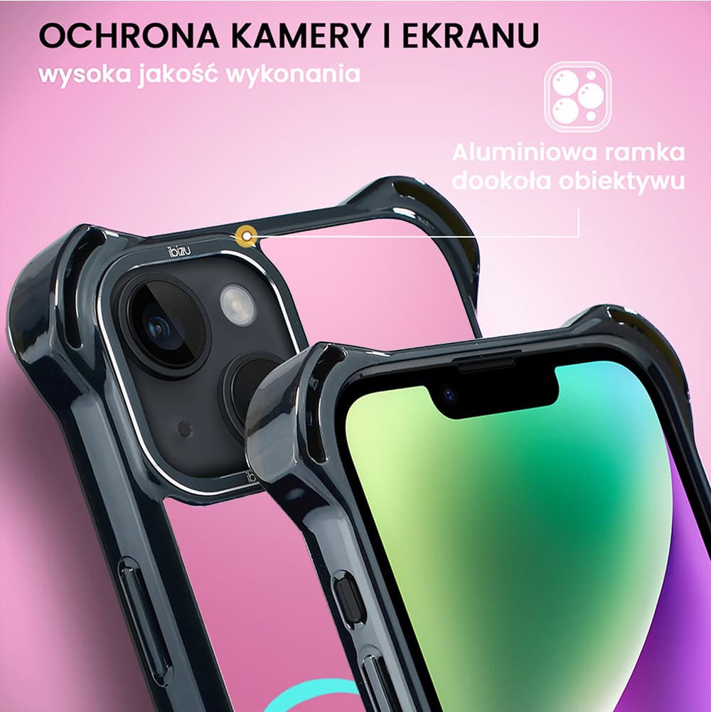 Etui do iPhone 14 Plus, Ibizu DropGuard Ultra z MagSafe, #Move, Pump it love