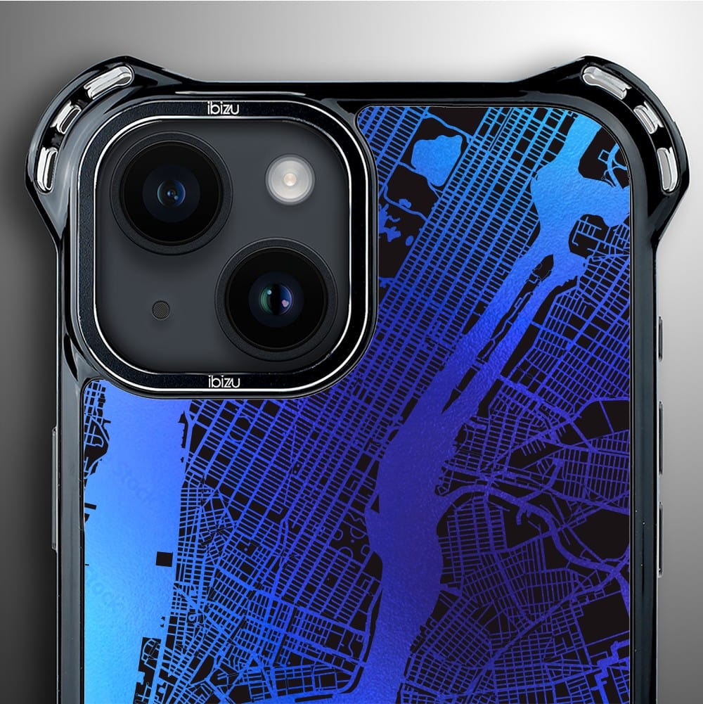 Etui do iPhone 14, Ibizu DropGuard Ultra z MagSafe, Mapy Świata, New York