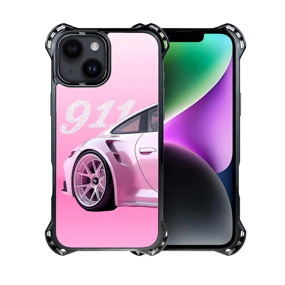 Etui do iPhone 14, Ibizu DropGuard Ultra z MagSafe, TechDrive, 911 różowe