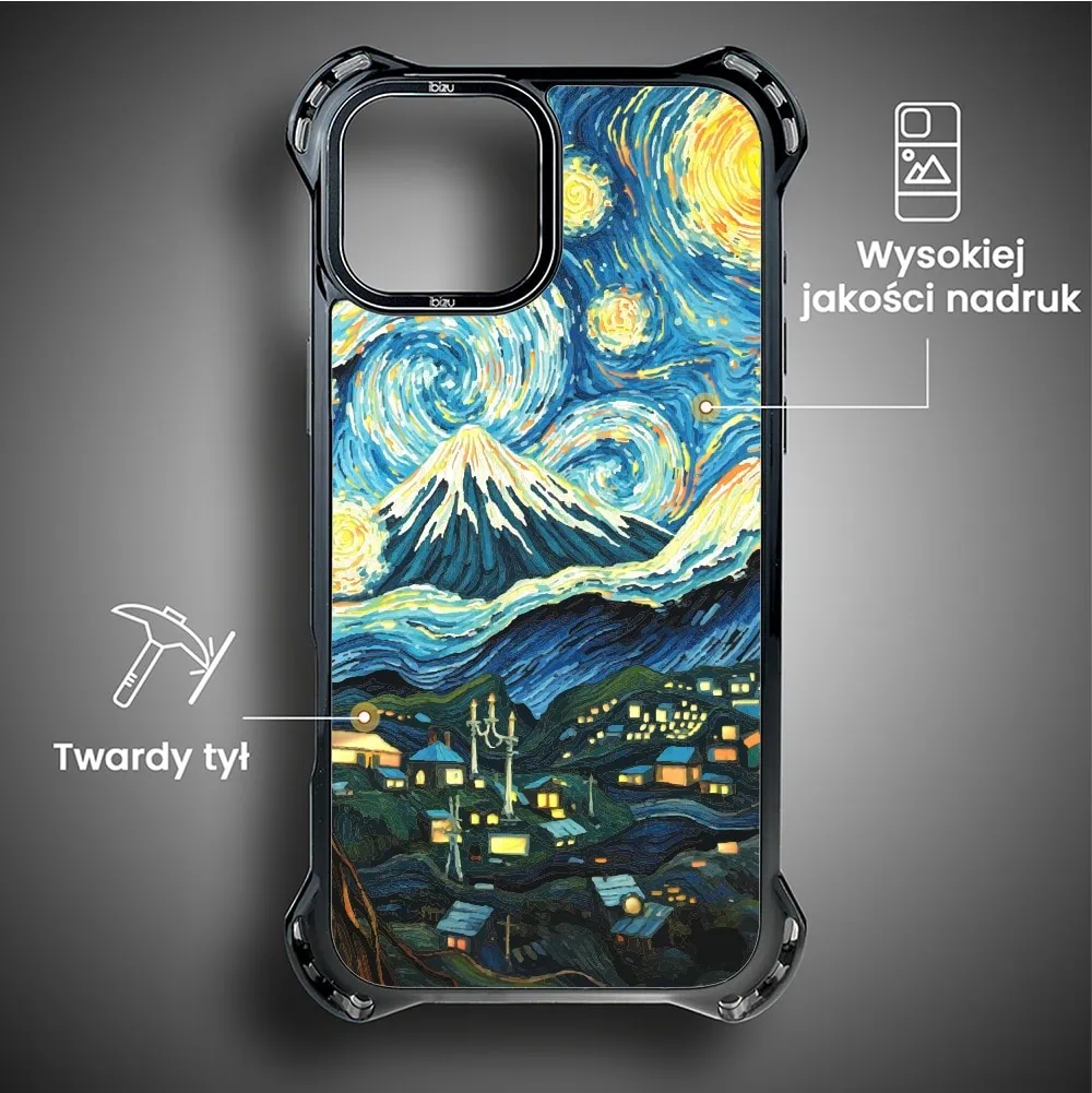 Etui do iPhone 14 Plus, Ibizu DropGuard Ultra z MagSafe, Van Gogh, gwieździsta noc