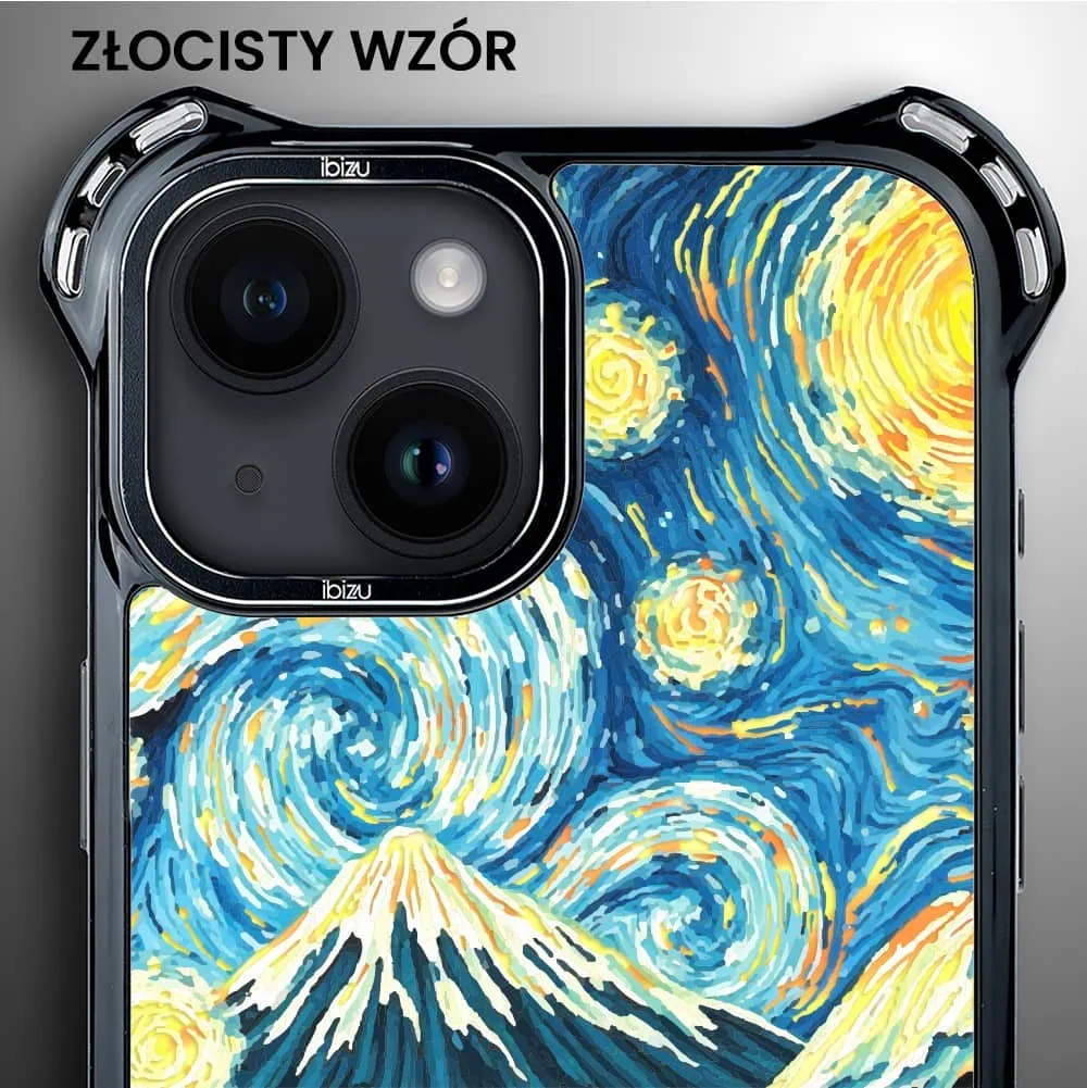 Etui do iPhone 14 Plus, Ibizu DropGuard Ultra z MagSafe, Van Gogh, gwieździsta noc