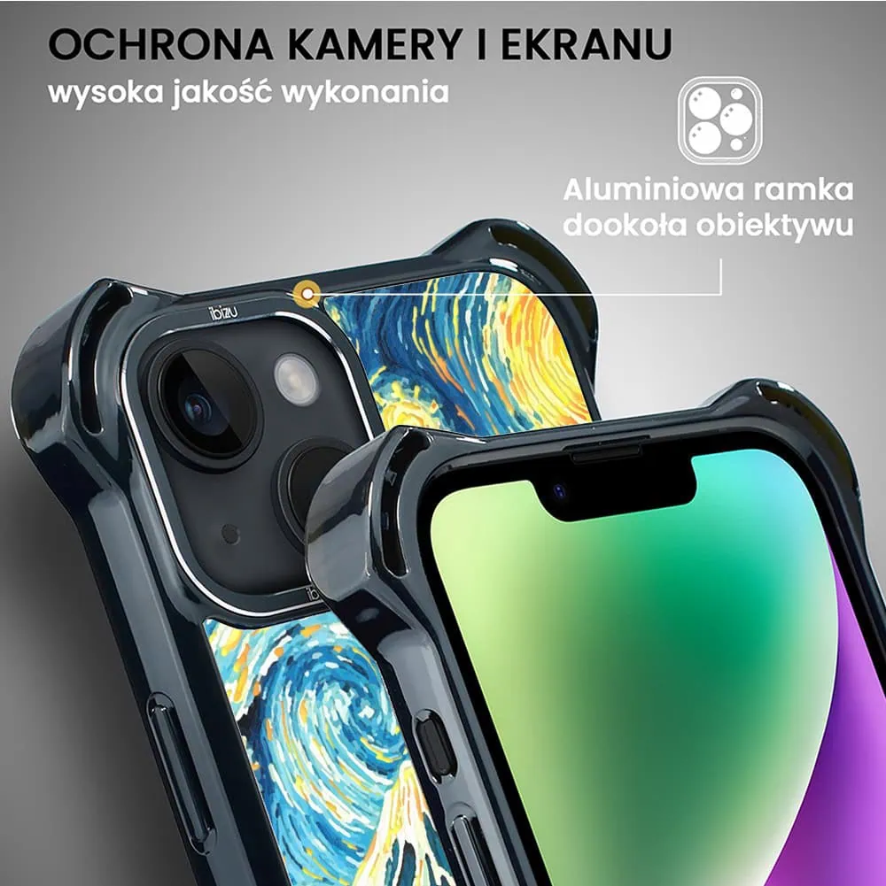 Etui do iPhone 14 Plus, Ibizu DropGuard Ultra z MagSafe, Van Gogh, gwieździsta noc