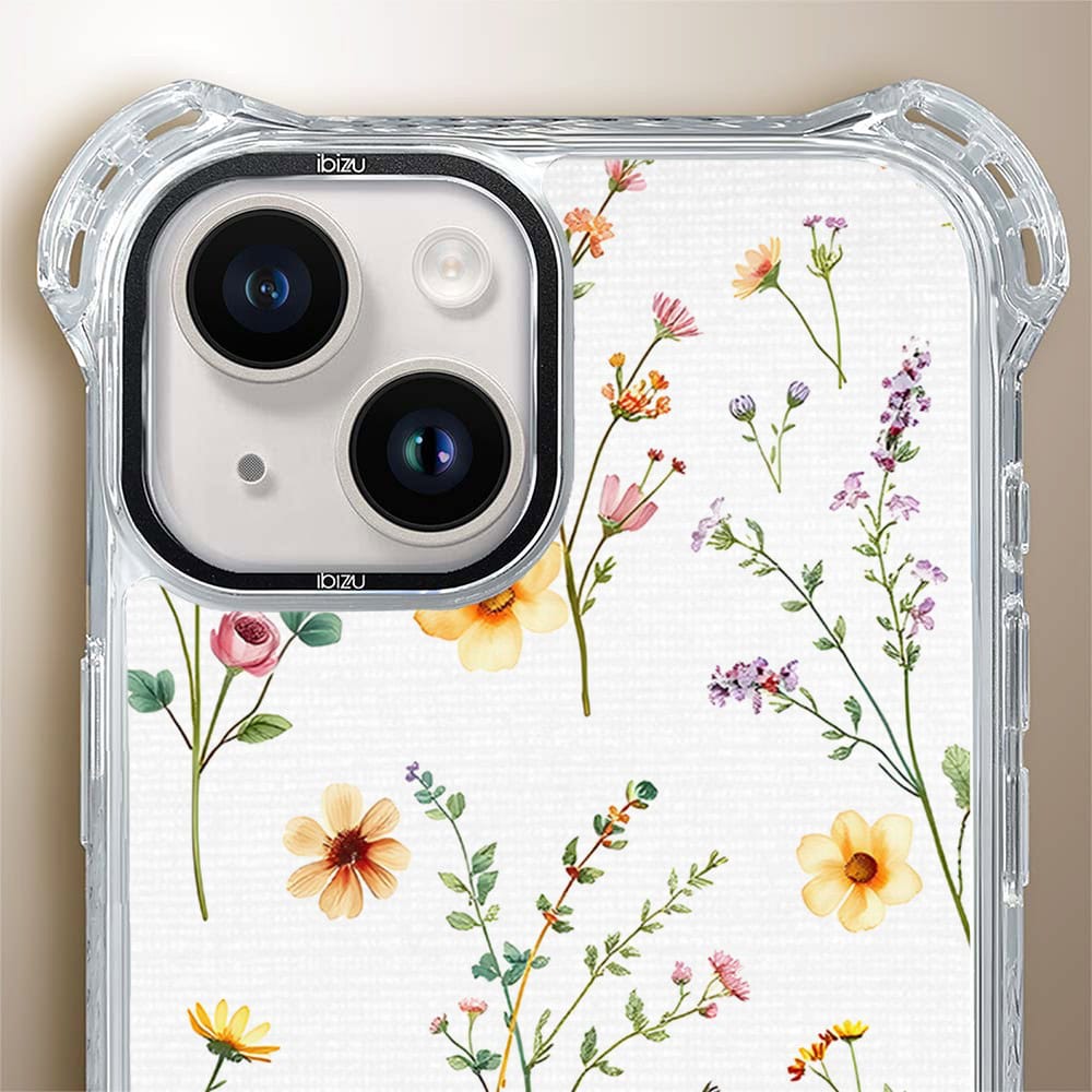 Etui do iPhone 14 Plus, Ibizu DropGuard Ultra z MagSafe, Pastel Bloom, Letni bukiet