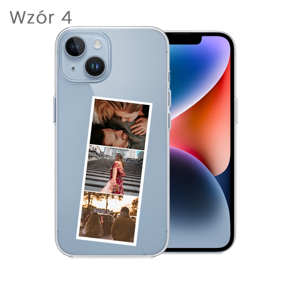 Etui do iPhone 14 Plus Polaroid z własnym zdjęciem, upominek na prezent