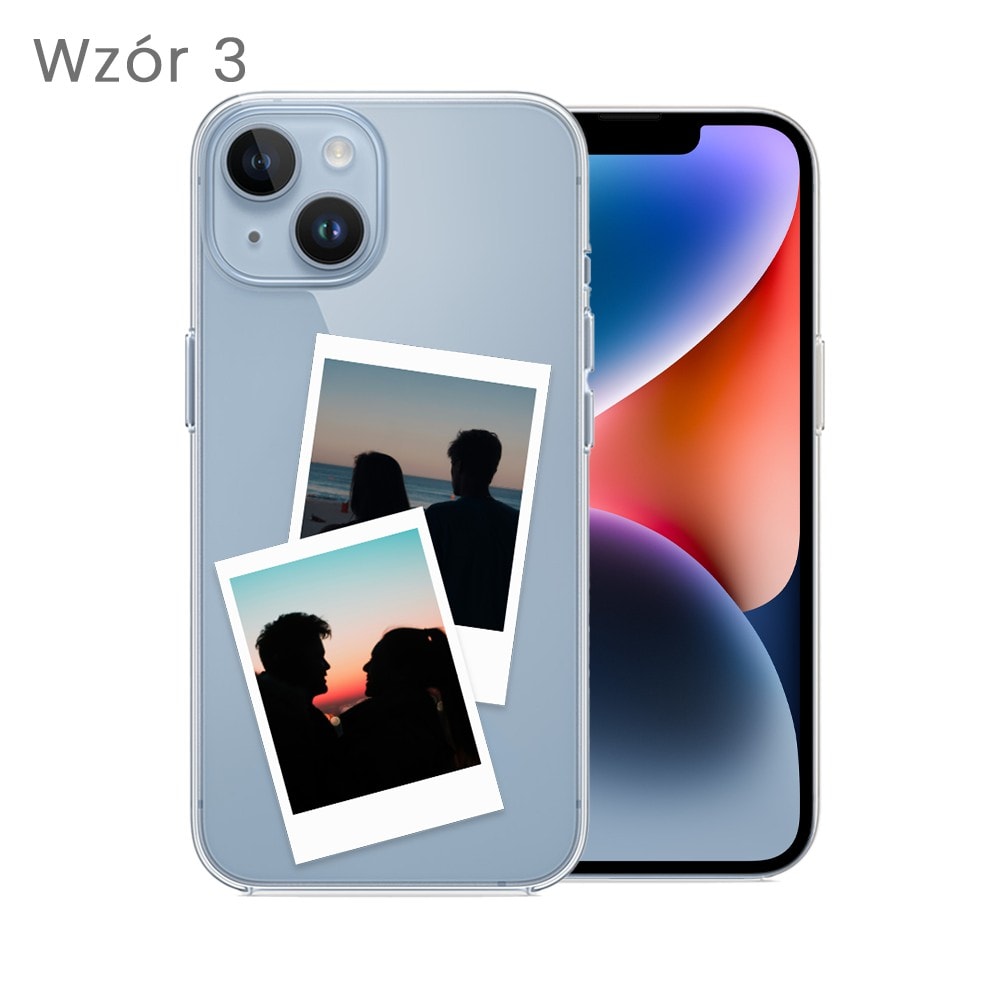 Etui do iPhone 14 Plus Polaroid z własnym zdjęciem, upominek na prezent
