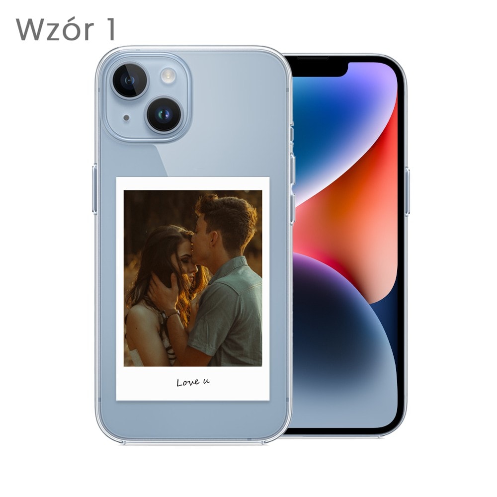 Etui do iPhone 14 Plus Polaroid z własnym zdjęciem, upominek na prezent
