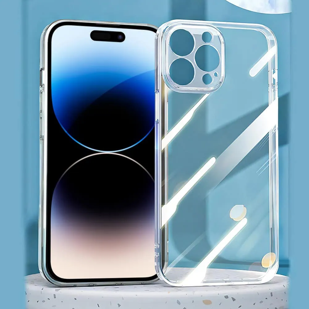 Etui do iPhone 14 Pro Crystal Cam, ochrona kamery, przeźroczyste