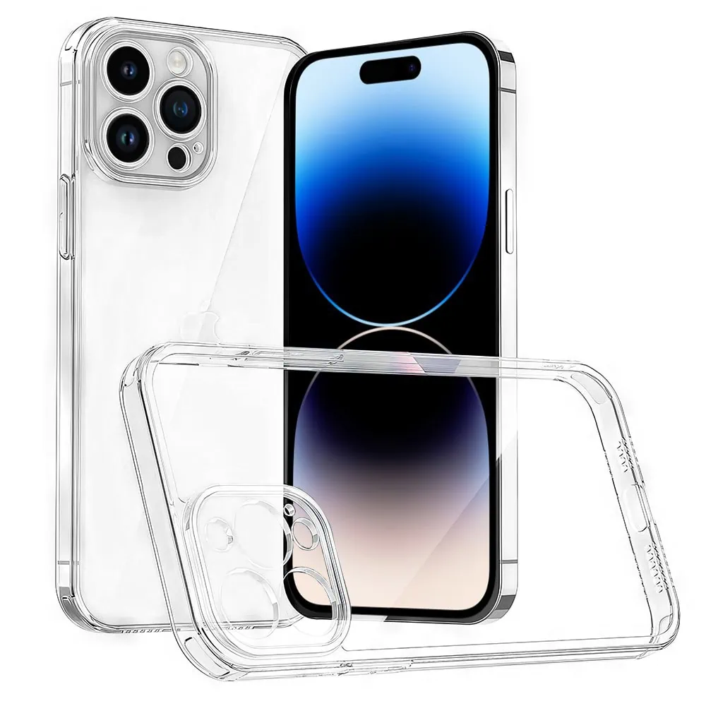 Etui do iPhone 14 Pro Crystal Cam, ochrona kamery, przeźroczyste