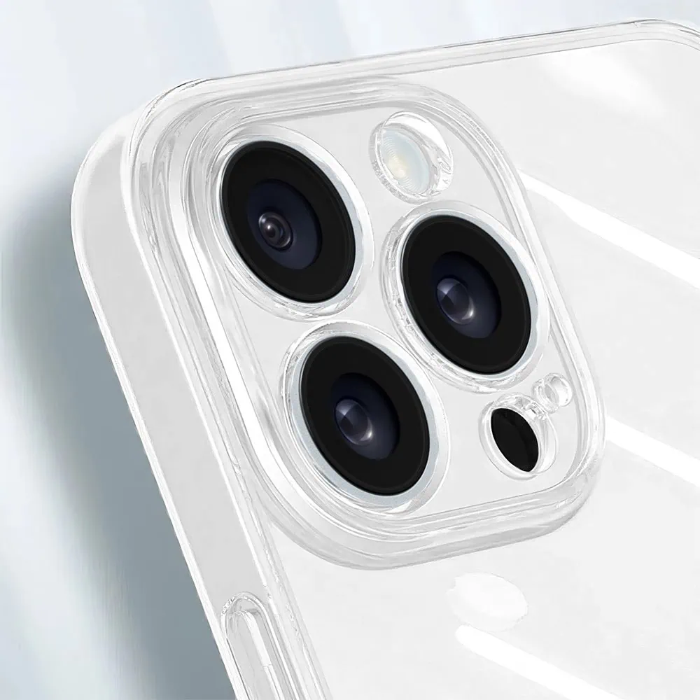Etui do iPhone 14 Pro Crystal Cam, ochrona kamery, przeźroczyste