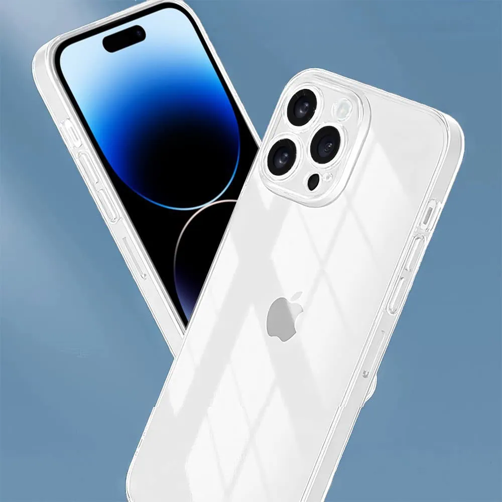 Etui do iPhone 14 Pro Crystal Cam, ochrona kamery, przeźroczyste