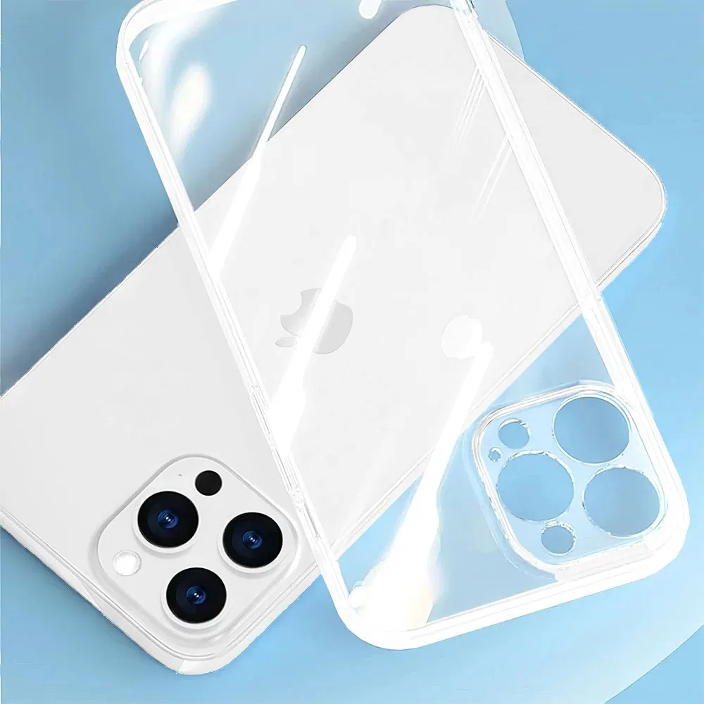 Etui do iPhone 14 Pro Crystal Cam, ochrona kamery, przeźroczyste