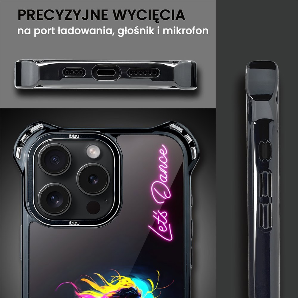 Etui do iPhone 14 Pro, Ibizu DropGuard Ultra z MagSafe, #ElectroMove, Taneczny rytm