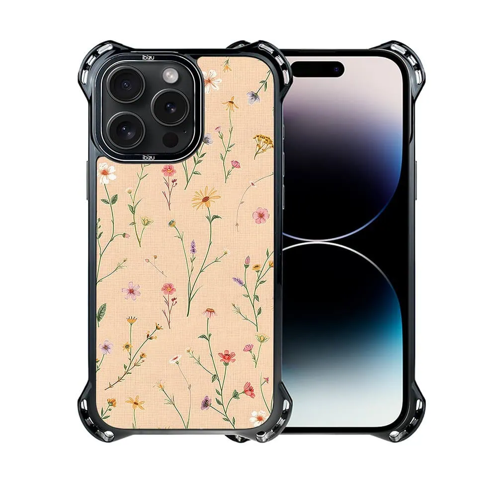 Etui do iPhone 14 Pro, Ibizu DropGuard Ultra z MagSafe, Pastel Bloom, Koralowa łąka