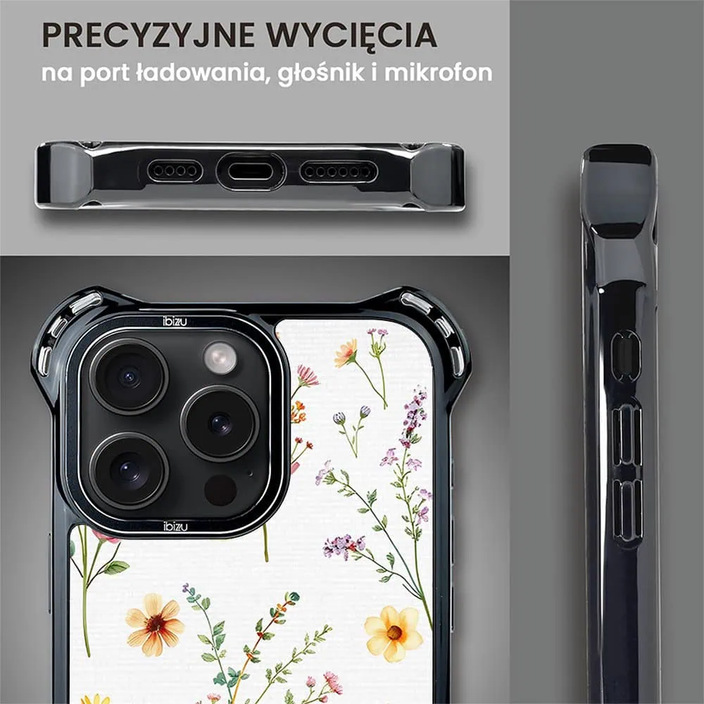 Etui do iPhone 14 Pro Max, Ibizu DropGuard Ultra z MagSafe, Pastel Bloom, Letni bukiet