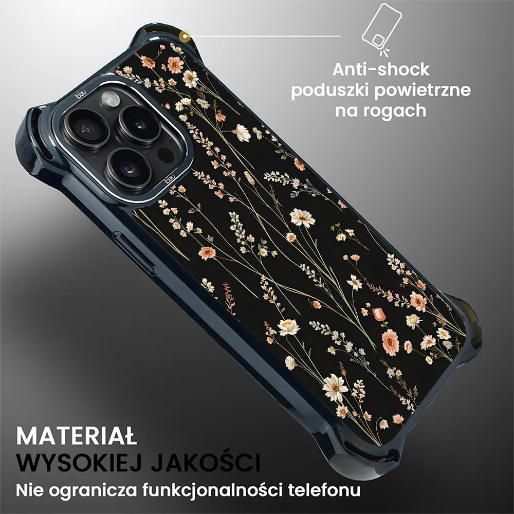 Etui do iPhone 14 Pro, Ibizu DropGuard Ultra z MagSafe, Pastel Bloom, Północny ogród