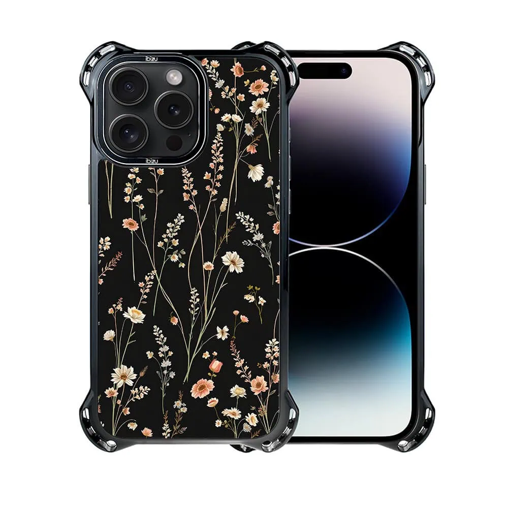 Etui do iPhone 14 Pro, Ibizu DropGuard Ultra z MagSafe, Pastel Bloom, Północny ogród