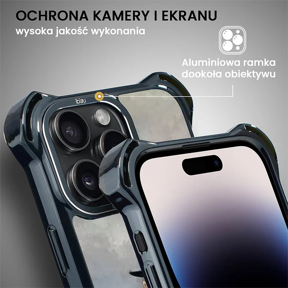Etui do iPhone 14 Pro Max, Ibizu DropGuard Ultra z MagSafe, Rene Magritte, syn człowieczy