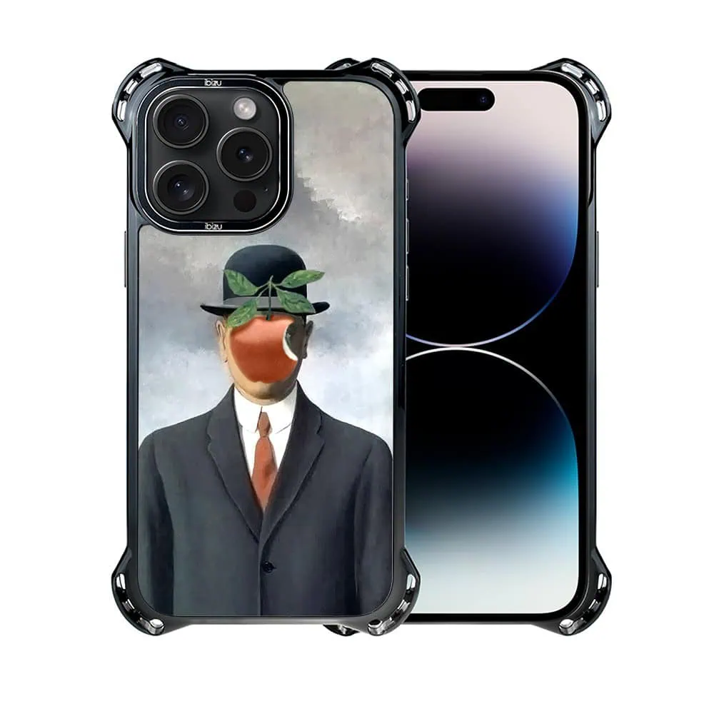 Etui do iPhone 14 Pro Max, Ibizu DropGuard Ultra z MagSafe, Rene Magritte, syn człowieczy