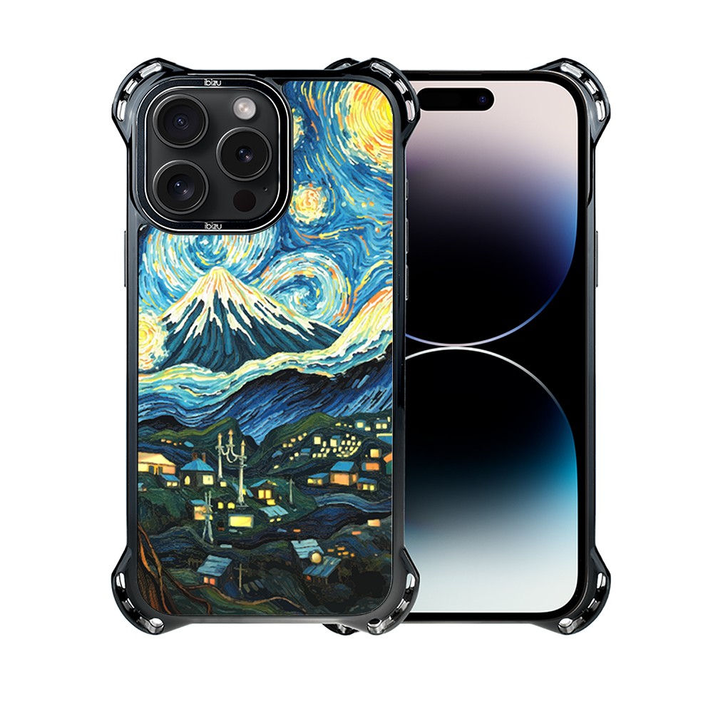 Etui do iPhone 14 Pro Max, Ibizu DropGuard Ultra z MagSafe, Van Gogh, gwieździsta noc